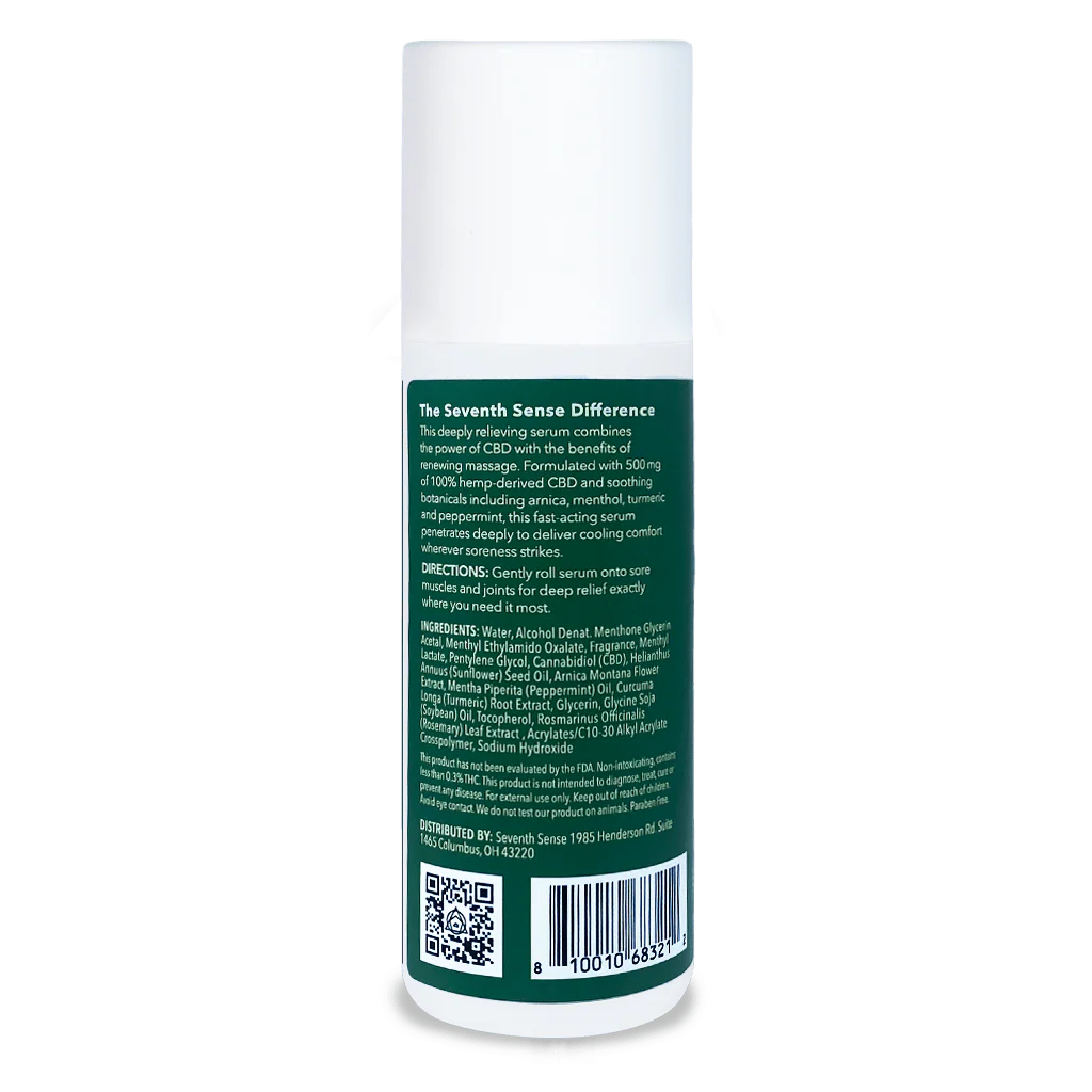 Invigorate Cooling Serum Roll-on 1000mg Eucalyptus Spearmint - Image 3